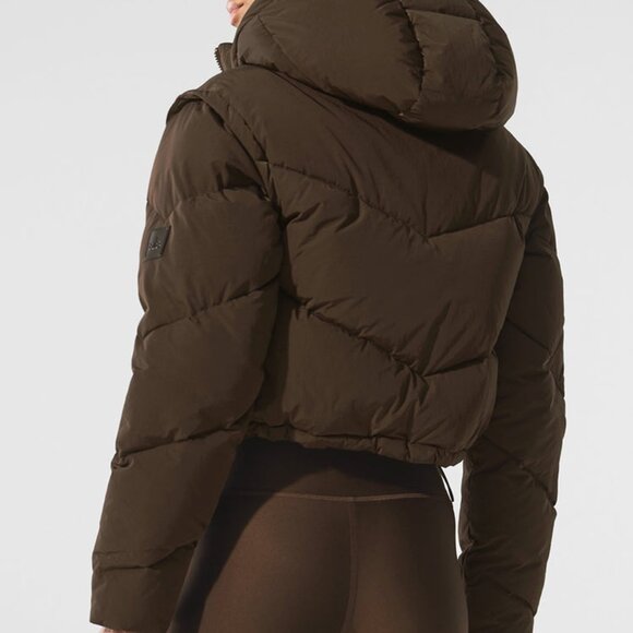 Alo Yoga Glacier Puffer Espresso - Picture 4 of 5